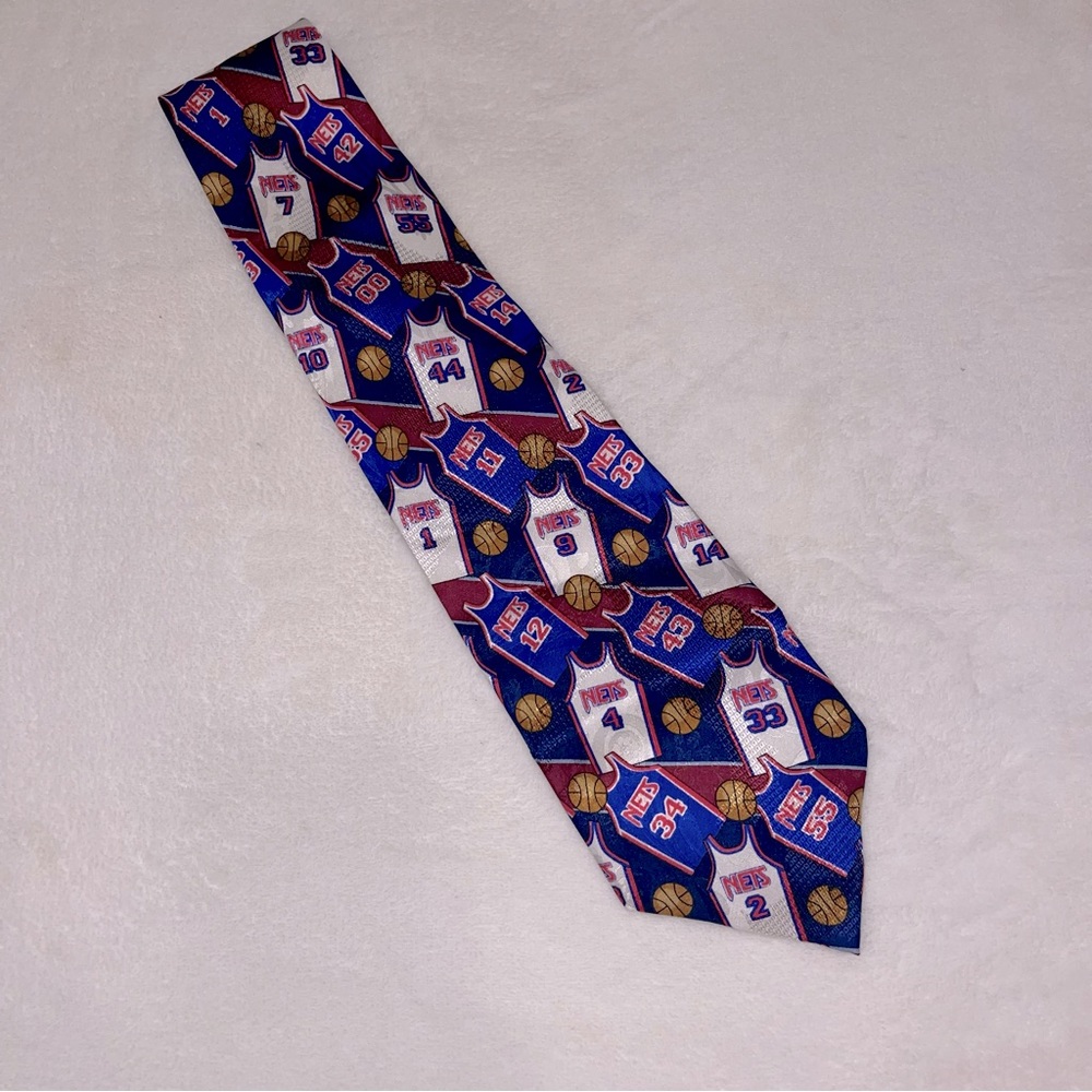 NBA vintage NETS neck tie